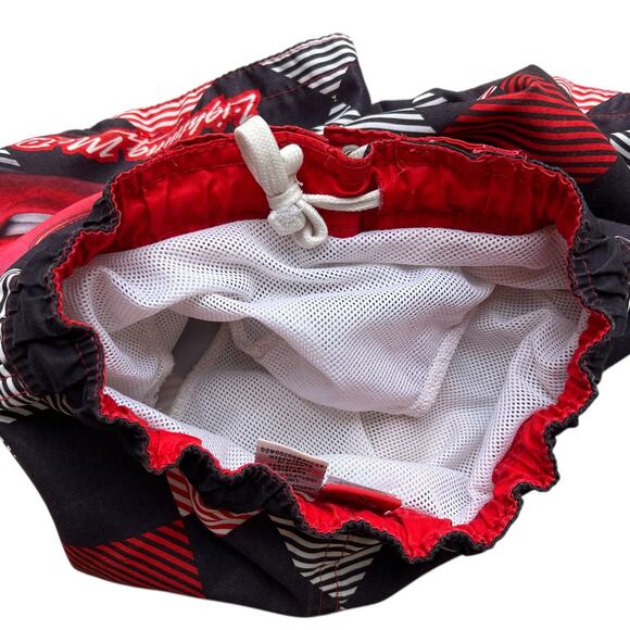 Disney Pixar Cars Lightning McQueen 2009 Checkered Swim Trunks Kids Sz 2T - Picture 5 of 7